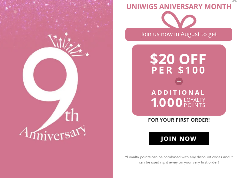 uniwigs 9 anniversary